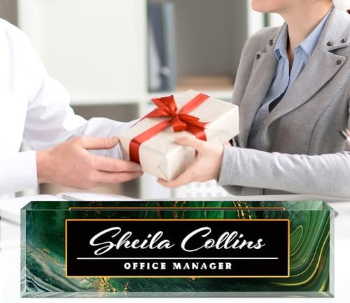 Custom Name Plate for Desk, Employee Appreciation Gifts, Office Decor - Image 6