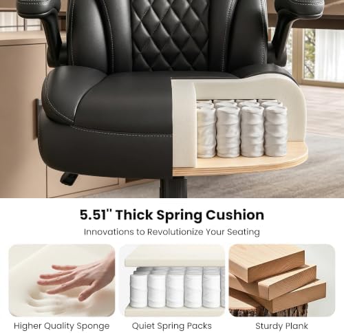 Executive Office Chair, Ergonomic Computer Chair for Home Office - Image 6