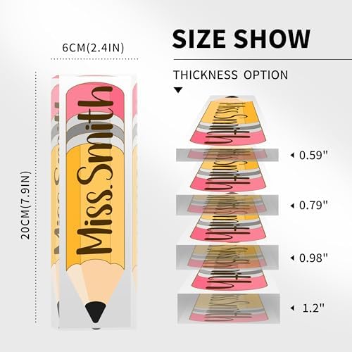 Teacher Name Plate for Desk, Acrylic Desk Name Plate Personalized Office Desk Decor, Teacher Appreciation Gifts Beast Teacher Gifts - Image 4