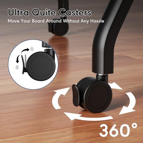 Smart Board Stand with Wheels, Fits 55/65/75 Inch Interactive Whiteboard - Image 2