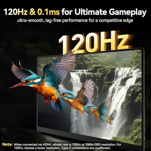 UPERFECT OLED Portable Monitor, 16" 3K 120Hz 0.1ms Portable Gaming Monitor - Image 3