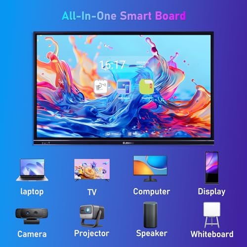 Smart Board,Digital Electronic Whiteboard and Smartboard for Classroom, Screen Mirroring for Live Streaming, Digital Signage Displays and Player for Advertising(Board Only) (86 Inch) - Image 4