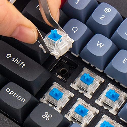 Keychron Q4 Wired Custom Mechanical Keyboard, 60% Layout QMK/VIA Programmable Macro with Hot-swappable Gateron G Pro Blue Switch Double Gasket Compatible with Mac Windows Linux (Black) - Image 2