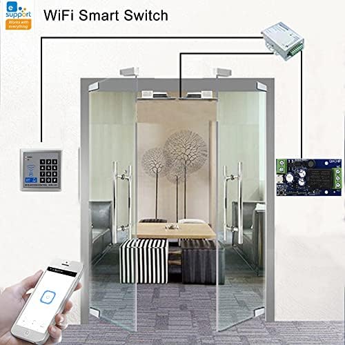 Ewelink WiFi Wireless Smart Relay Module USB 5v 1 Channel Inching Selflock 7V-48V Remote ON Off Power Switch for Access Control, Garage Door,Home Automation, Compatible with Alexa Google Home - Image 4