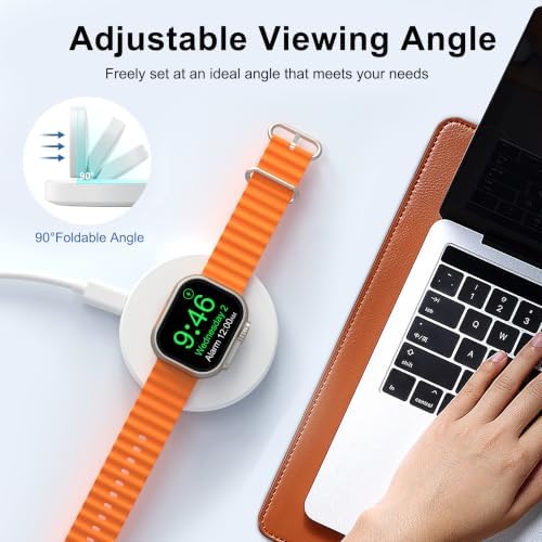 Upgraded for Apple Watch Charger,Portable Magnetic Fast Charging Dock - Image 4