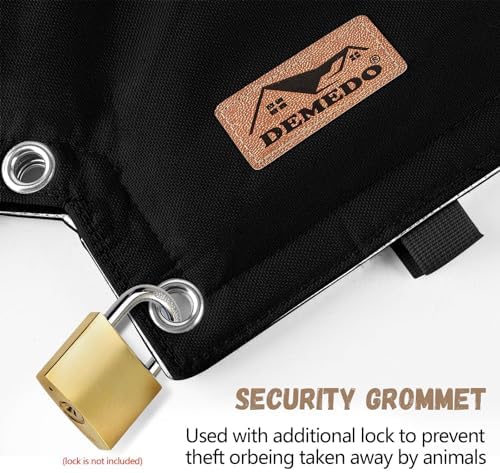 Backflow Cover, Backflow Preventers Protection, Pressure Vacuum Breaker Cover for Winter, Insulated Cover Pouch for Irrigation Backflow Valve, Sprinkler Valves Cover in Snow or Sun Exposure – Black - Image 4