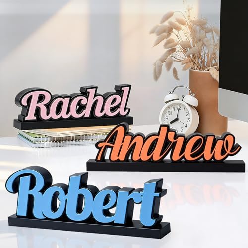 Custom Name Plate for Desk | Personalized 3D Printed Desk Name Plate | Office Decor for Women Men | Personalized Gifts for Coworkers Teacher Boss Nurse| Employee Appreciation Gifts - Image 2