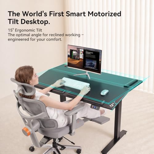 Newtral Smart Motorized Tilt Desk + Ergonomic Office Chair Bundle - Image 4
