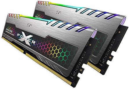 SP Silicon Power 16GB (8GBx2) XPOWER RGB Turbine Gaming DDR4 3200MHz (PC4 25600) 288-pin CL16 1.35V UDIMM Desktop Memory Module - Low Voltage by SPSiliconPower