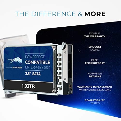 Water Panther 1.92TB SATA 6Gb/s 2.5" SSD for Dell PowerEdge Servers | Enterprise Drive in 14G Tray (Renewed) - Image 5