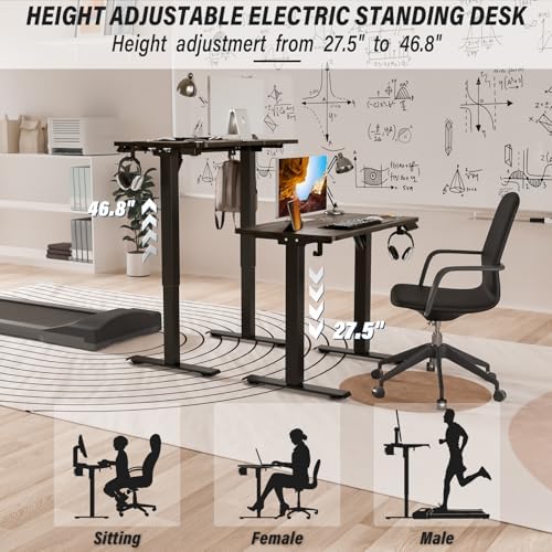 Kingant Standing Desk, 35x20 Inch Electric Height Adjustable Computer Desk - Image 6