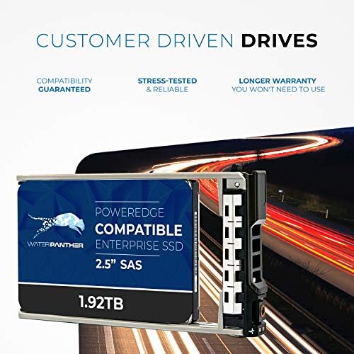 Water Panther 1.92TB SAS 12Gbps 2.5-Inch x 15mm Enterprise SSD in 13G Tray Compatible with Dell PowerEdge Servers - Image 3