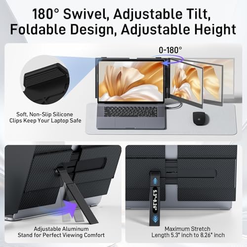 Vixtan Laptop Screen Extender 15.3" FHD 1080P Portable Dual Monitor - Image 4