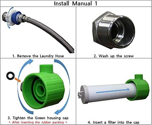 Green Line Laundry Water Filter Housing System Washer Washing machine GREEN LINE - Image 5