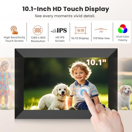 Uhale 10.1" WiFi Digital Picture Frame, Electronic Photo Frames, 32GB - Image 4