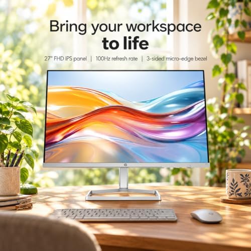 HP Series 5 527sf Monitor (Replaces Model M27h) 27" FHD IPS Display (2Pack) - Image 2