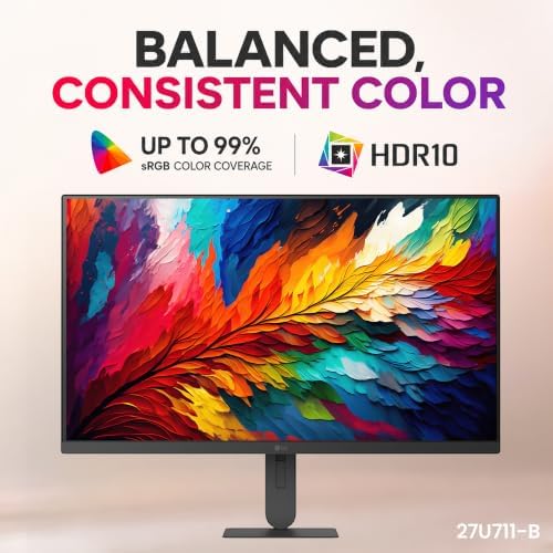 LG Ultrafine U7 27" UHD 4K IPS Monitors 27U711-B | 2-Pack Bundle + More | - Image 3
