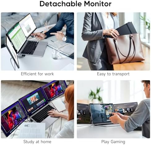 14" FHD 1200P IPS Laptop Screen Extender Fits 14"-17.3" Laptops - Image 6