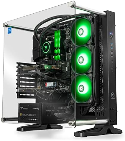 Thermaltake Shadow 370 v2 AIO Liquid Cooled Gaming PC (AMD Ryzen™ 5 5600X 6-core, DDR4 3600Mhz 16GB RGB Memory, NVIDIA® GeForce RTX™ 3070, 1TB NVMe M.2, WiFi,Win 10 Home) P3BK-B550-37S-LCS - Image 3
