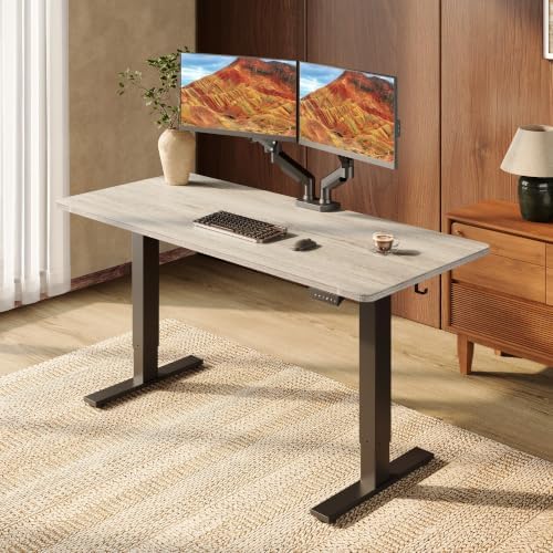 SANODESK 1'' Thick One-Piece 60 x 24'' Height Adjustable Standing Desk by sanodesk