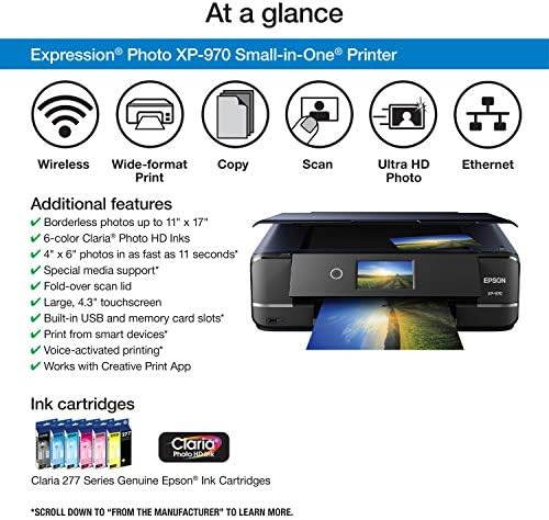 Epson Expression Photo XP-970 Wireless All-in-One Wide-Format Printer - Image 2