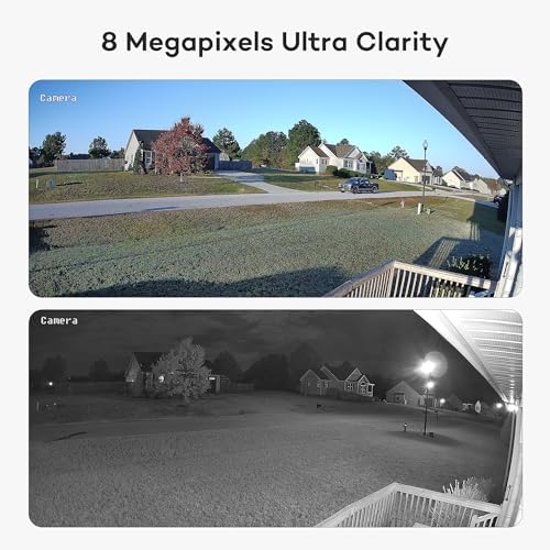 ONWOTE 8 Channel 4K NVR Security Camera System, 6X 8MP 125° PoE IP Cameras - Image 2