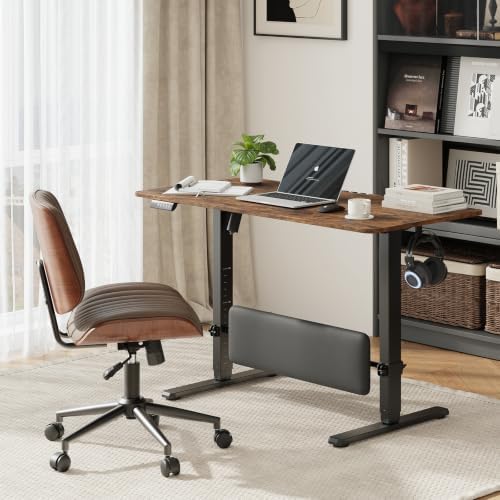 MALOL 47" x 24" Height Adjustable Electric Standing Desk, Rustic Brown - Image 2