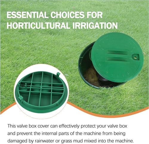 Valve Box Cover 10 Inch, Round Sprinkler Irrigation Cover, Green 1 Pack - Image 6