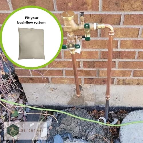 Gardenpal Backflow Preventer Cover, Water Pipe Insulation Cover, Freeze Protection, Reusable for Your Pipes, Valves, Sprinkers and Irrigation System in Winter or Sun Exposure (55 * 65cm /22 * 26 inch) - Image 6