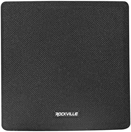 Rockville Cube 70V Black 3.5" Commercial Restaurant Wall Speakers Pair - Image 3