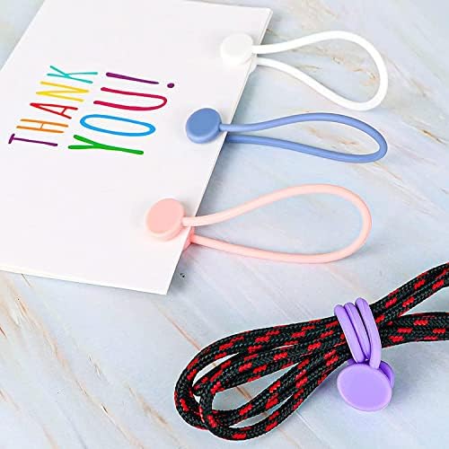 Magnetic Cable Ties 8 Pcs, Reusable Silicone Twist Ties for Desks - Image 7