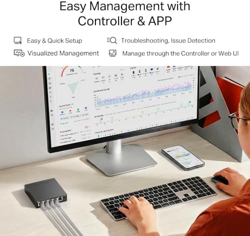 TP-Link TL-SG205E, 5 Port Gigabit Easy Managed Switch - Image 5
