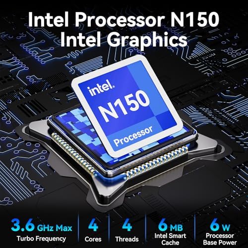 Intel NUC 14, for ASUS NUC 14 NUC14MNK Essential Mini PC, N150 CPU, 16GB RAM, 512GB SSD, Win 11 Pro,Wi-Fi 6E, BT 5.3, Business Desktop for Education,Office, Digital Signage, POS, SMB & Edge Computing - Image 2