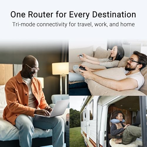 ASUS RT-AX57 GO -AX3000 Dual Band WiFi 6 Portable Travel Router, 4G/5G tethering, Public WiFi (WISP) Mode, Advance Network Security, VPN, AiMesh, Guest Portal, RV/Cruise/Mobile, USB-C Powered. - Image 4