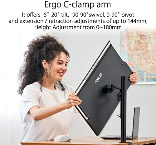 ASUS ZenScreen MB249C 24 Inch 1080p USB-C Portable Monitor - Image 4