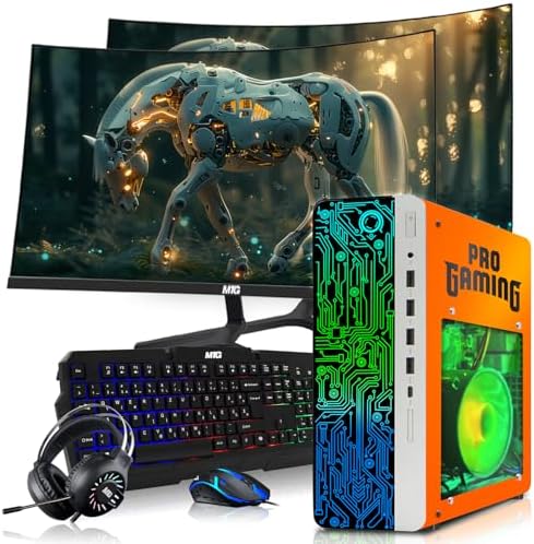 HP G4 Gaming PC, AMD Ryzen 3 Pro, 16GB RAM, 256GB SSD + 2x500GB HDD Win 11 by Amazon+Renewed