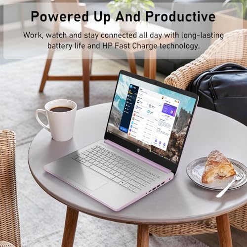 HP Ultrabook 14 Laptop Computer Business Study & Home 2026, MS Office for The Web + Windows 11 Home, Quad-Core Intel CPU, 128GB SSD, WiFi 6, Black - Image 4