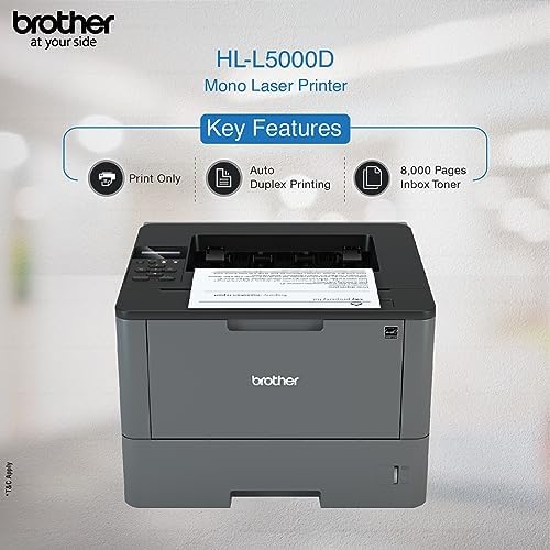 Brother Hl-L5000D Business Laser Printer Duplex - Image 3
