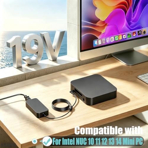 DC 19V Charger Compatible with Intel NUC 10 11 12 13 14Pro Kit Mini PC - Image 3