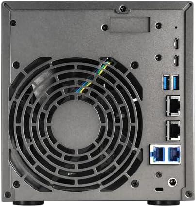 Asustor Lockerstor 4 Gen3 AS6804T, 4 Bay NAS, AMD Ryzen 3.8GHz Quad-Core, 16GB ECC DDR5, 4 M.2 NVMe Slots, Dual 5GbE & 10GbE Port, Network Attached Storage, Enterprise Grade for Enthusiasts(Diskless) - Image 2