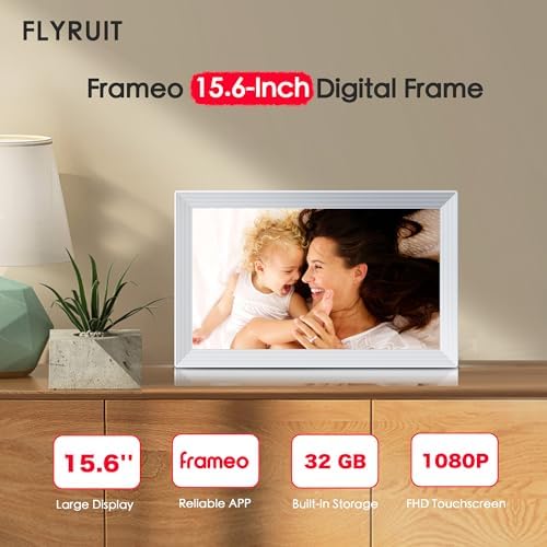 Frameo 15.6" Digital Picture Frame WiFi, Large Display Digital Photo Frame - Image 2