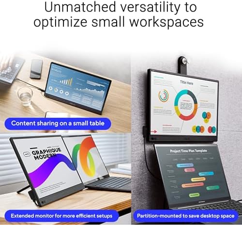 ASUS ZenScreen MB169CK-P 15.6 Inch 1080p Portable Monitor, Damage Protect - Image 4