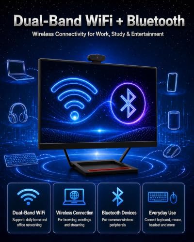 All-in-One PC 23.8" IPS, Wireless Charging Base & Webcam - Image 7