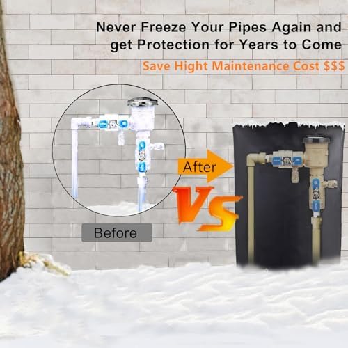 Backflow Preventer Cover, Pipe Freeze Insulation 40" W x 36" H - Image 5