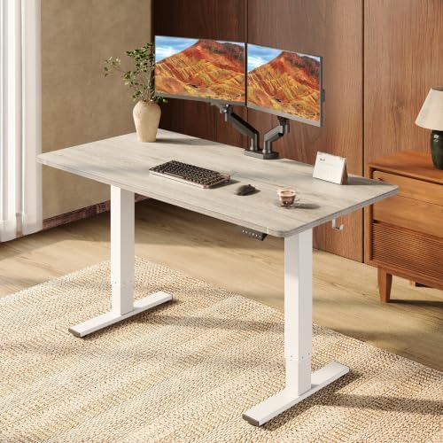 SANODESK 1'' Thick One-Piece 55 x 28'' Height Adjustable Standing Desk by sanodesk