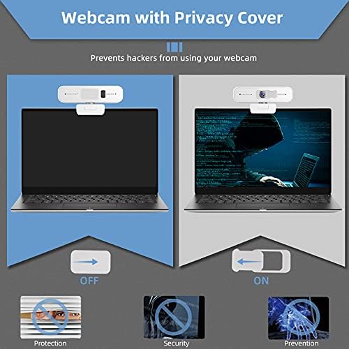 Zoom Certified, NexiGo N940P (Gen 2) 2K Zoomable Webcam with Remote| Sony_Starvis Sensor | 3X Zoom in and Out| Dual Stereo Microphone, for Zoom/Skype/Teams/Webex (White) - Image 5