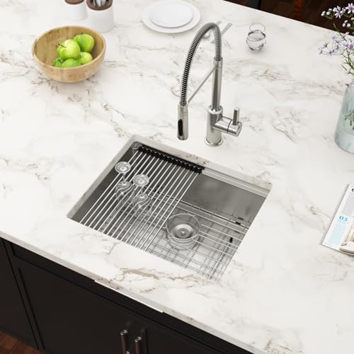 23 Inch Undermount Kitchen Sink Workstation with Accessories - Image 3