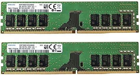 Samsung 16GB (2x8GB) DDR4 2666MHz DIMM PC4-21300 UDIMM Non-ECC 1Rx8 1.2V CL19 288-Pin Desktop Computer RAM Memory Upgrade Kit M378A1K43CB2-CTD by Unknown