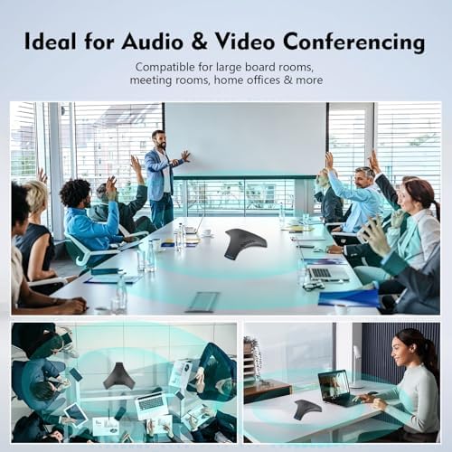 TOALLIN S68 Speakerphone, Wireless Conference Microphones with Speaker - Image 4