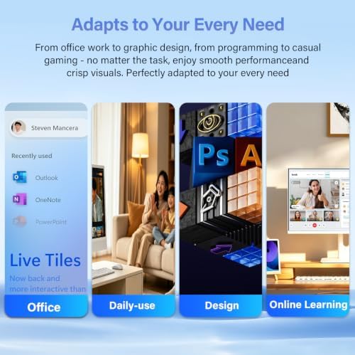 suevery 27" All-in-One Desktop Computer, Core i5 AIO Gaming PC,16GB / 512GB - Image 6